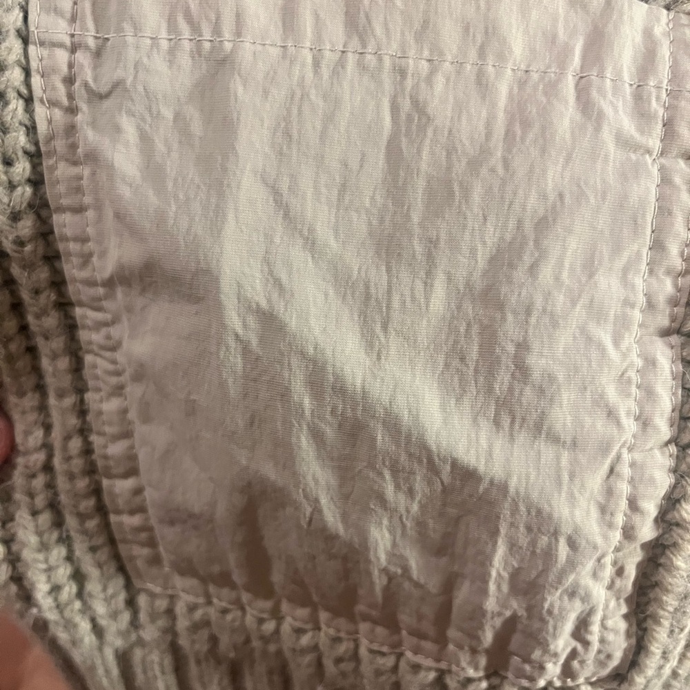Zara Cream Crew Neck Sweater Cozy Knit - Picture 4 of 5
